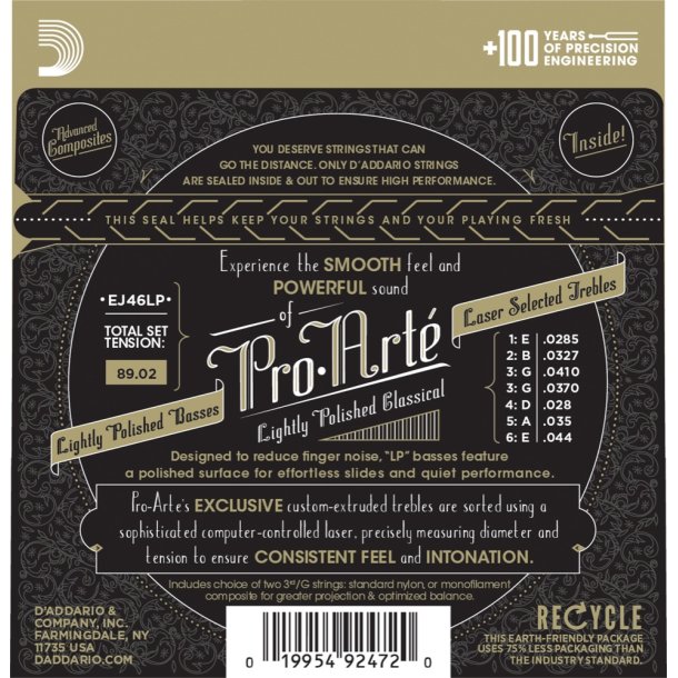 D'Addario EJ46LP, Hard Polished